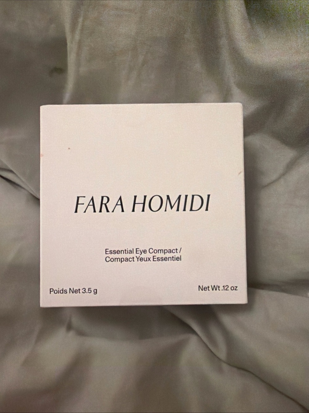 tarte cream eye compact with black lettering